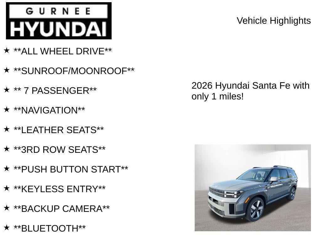 2026 Hyundai Santa Fe Hybrid Limited