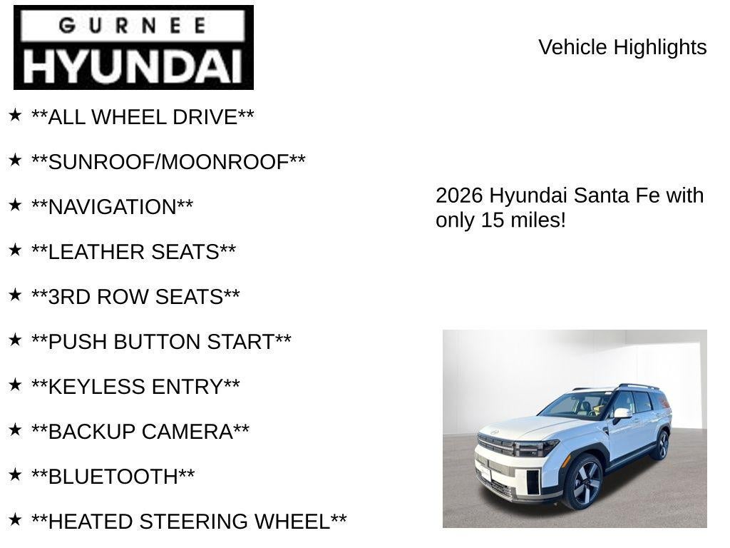 2026 Hyundai Santa Fe Hybrid Limited