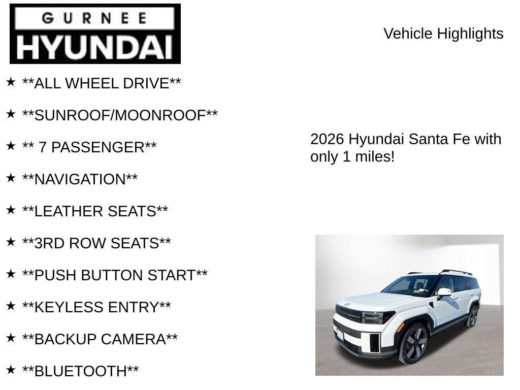 2026 Hyundai Santa Fe Hybrid Limited