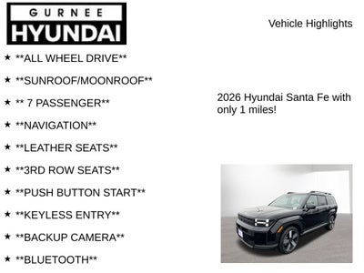2026 Hyundai Santa Fe Hybrid Limited