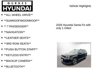 2026 Hyundai Santa Fe Hybrid Limited