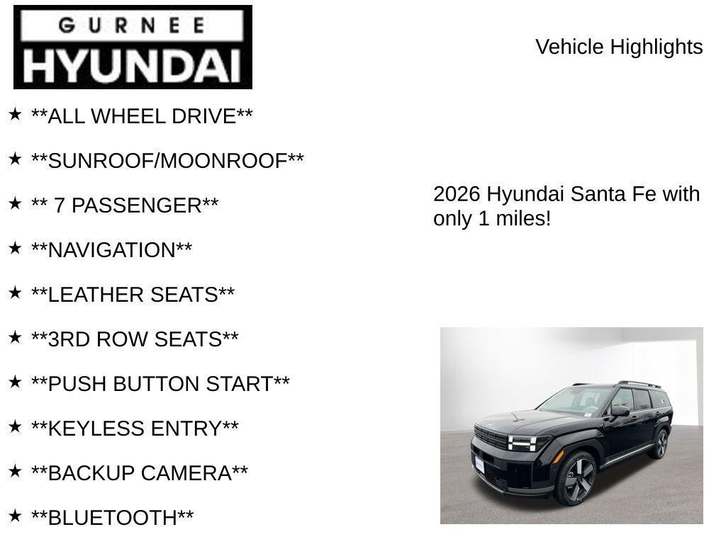 2026 Hyundai Santa Fe Hybrid Limited
