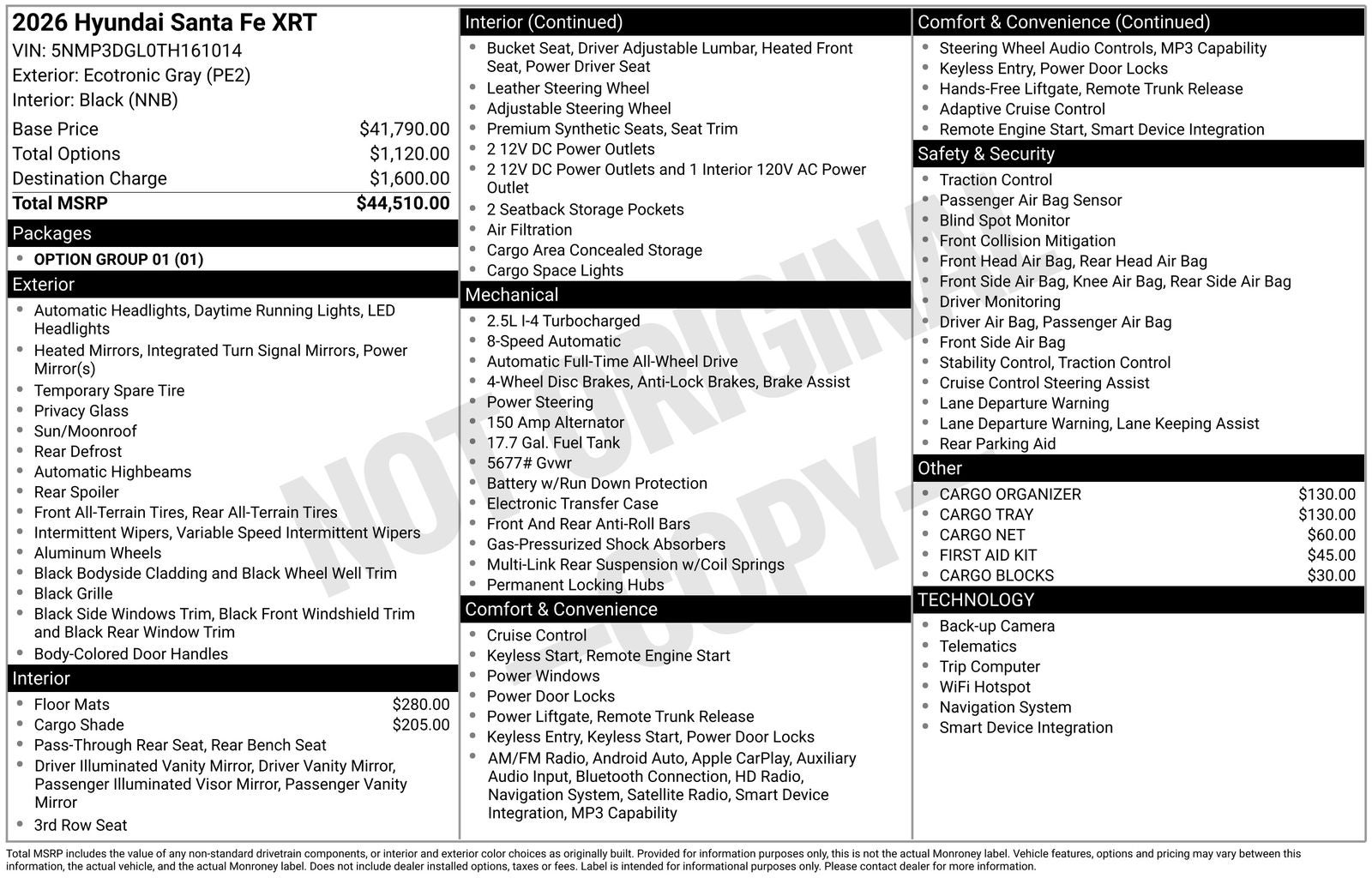 2026 Hyundai Santa Fe XRT