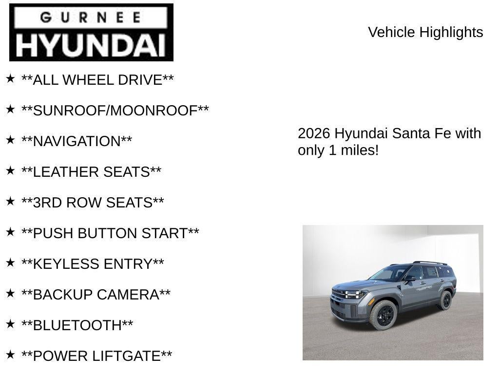 2026 Hyundai Santa Fe XRT