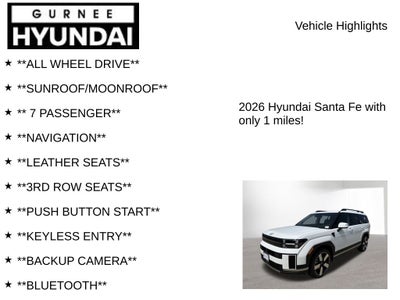 2026 Hyundai Santa Fe Limited