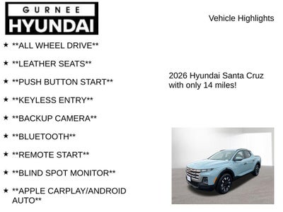 2026 Hyundai Santa Cruz SEL