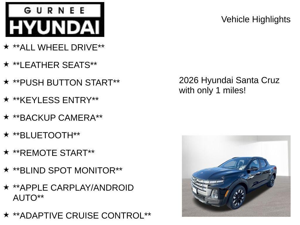 2026 Hyundai Santa Cruz SEL