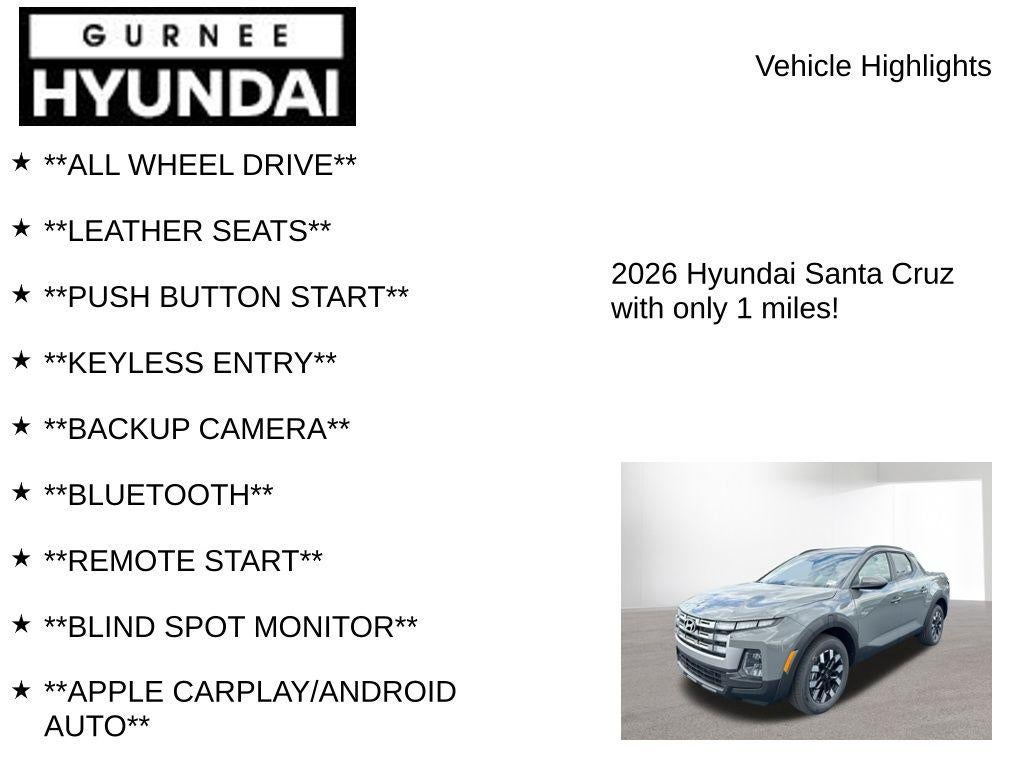 2026 Hyundai Santa Cruz SEL