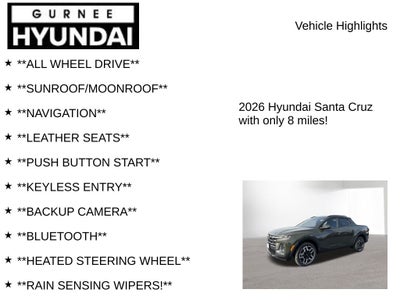 2026 Hyundai Santa Cruz Limited