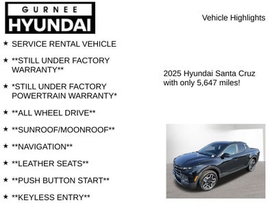 2025 Hyundai Santa Cruz Limited