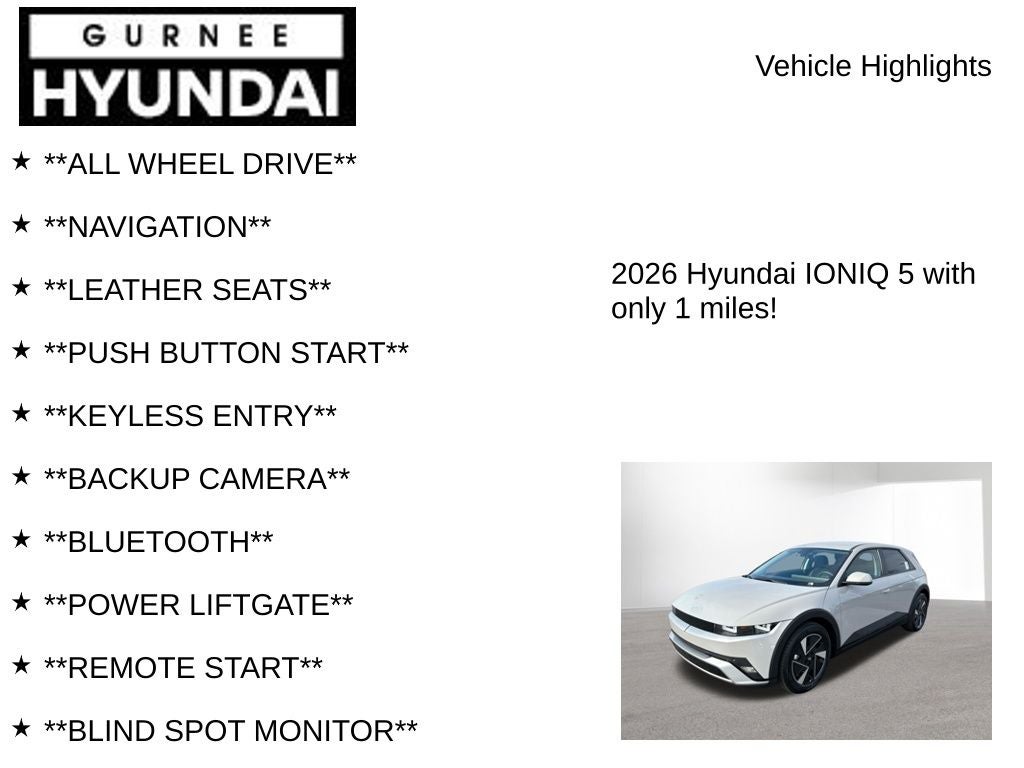2026 Hyundai IONIQ 5 SEL