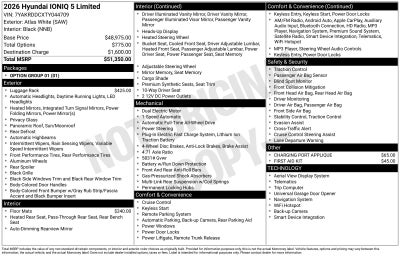2026 Hyundai IONIQ 5 Limited