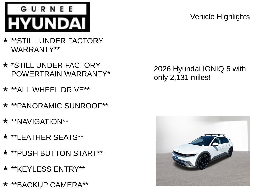 2026 Hyundai IONIQ 5 Limited