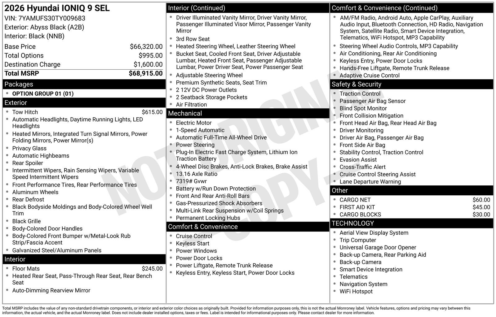 2026 Hyundai IONIQ 9 SEL