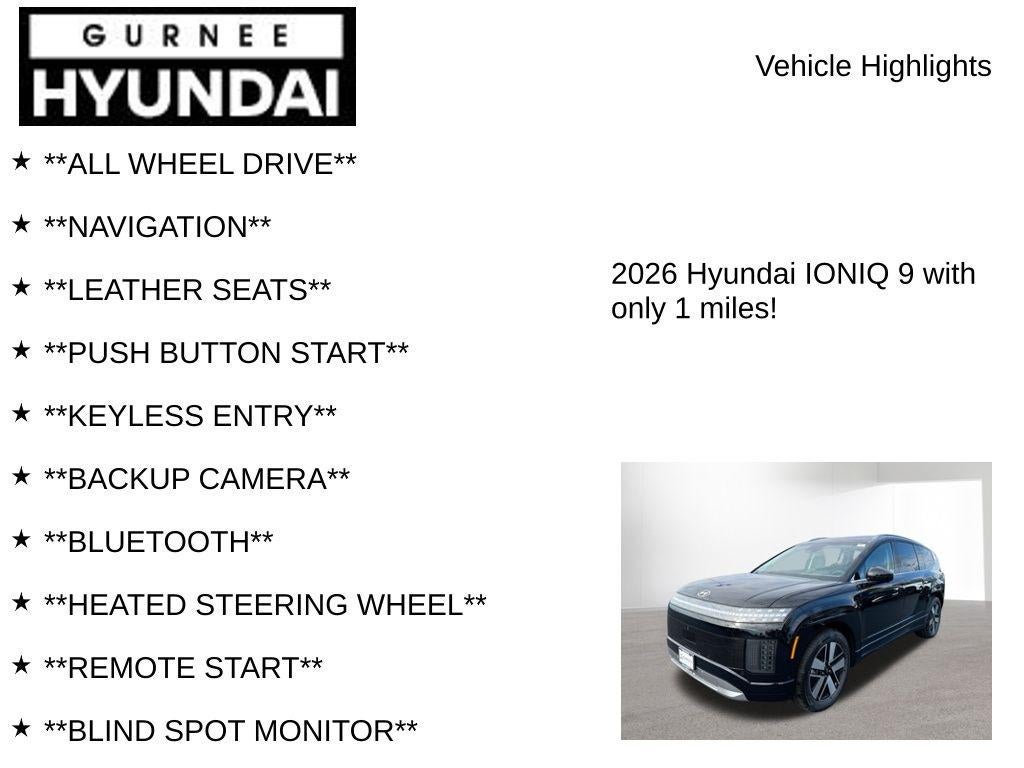 2026 Hyundai IONIQ 9 SEL