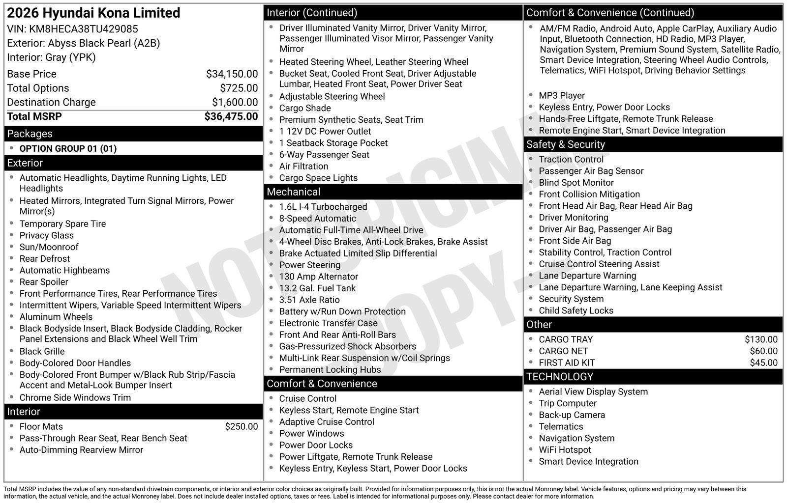 2026 Hyundai Kona Limited