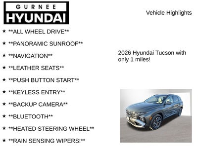 2026 Hyundai Tucson Hybrid Limited