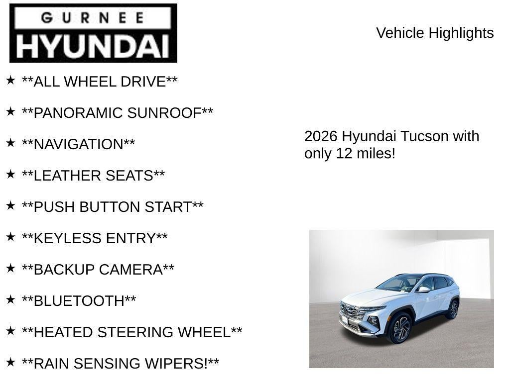 2026 Hyundai Tucson Hybrid Limited