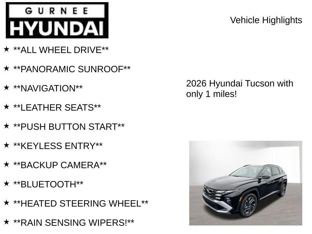 2026 Hyundai Tucson Hybrid Limited