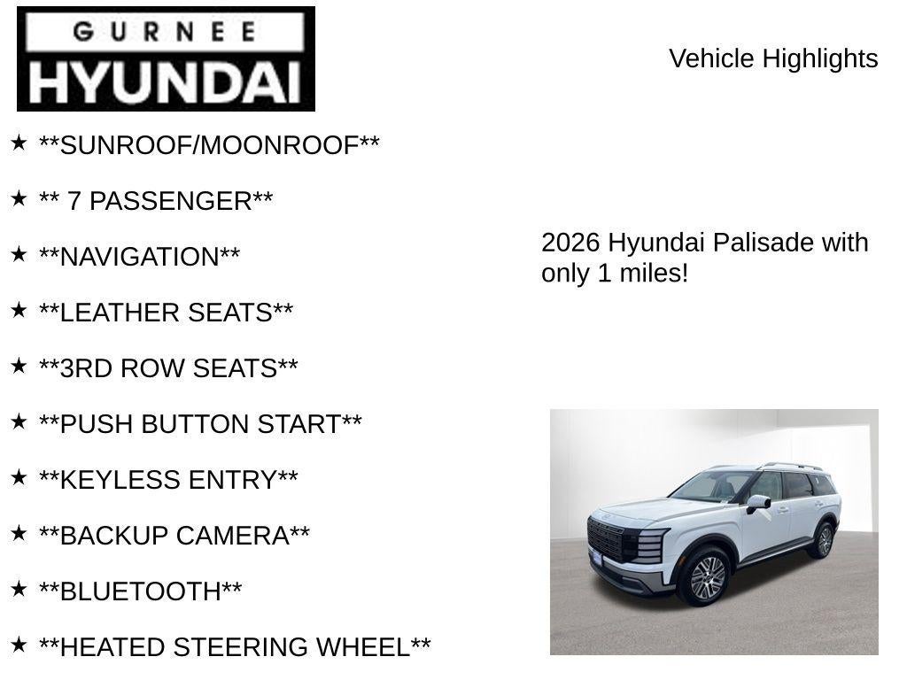 2026 Hyundai Palisade Hybrid SEL Premium 7 Passenger