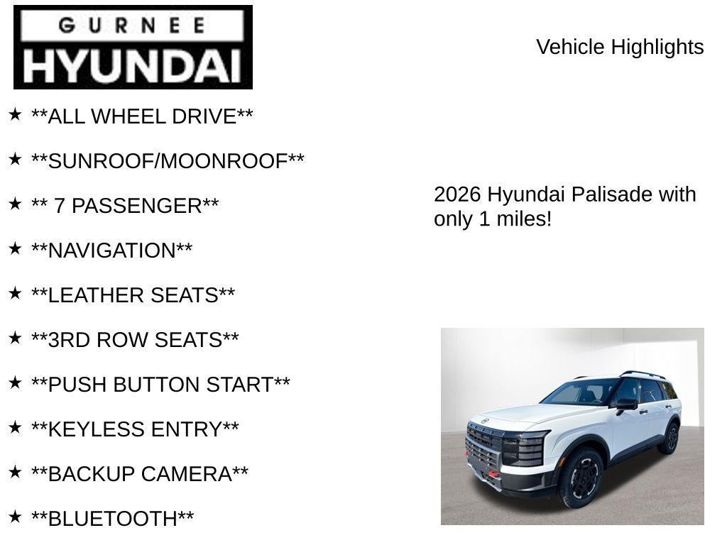 2026 Hyundai Palisade XRT Pro