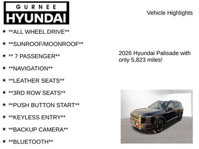 2026 Hyundai Palisade XRT Pro