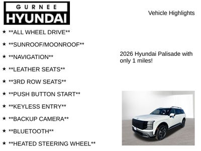 2026 Hyundai Palisade Limited