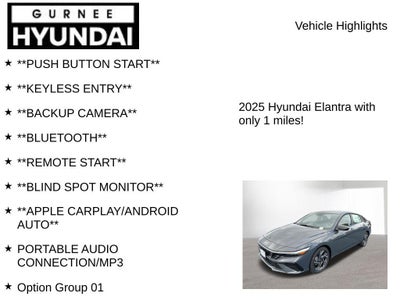 2025 Hyundai Elantra SEL Sport