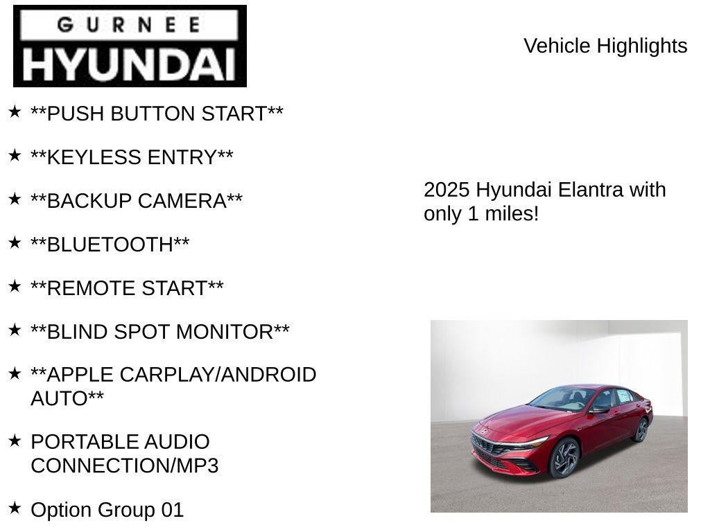 2025 Hyundai Elantra SEL Sport
