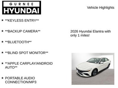 2026 Hyundai Elantra Hybrid Blue