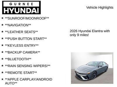 2026 Hyundai Elantra N Line