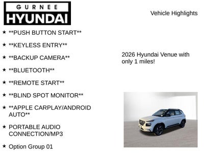 2026 Hyundai Venue SEL