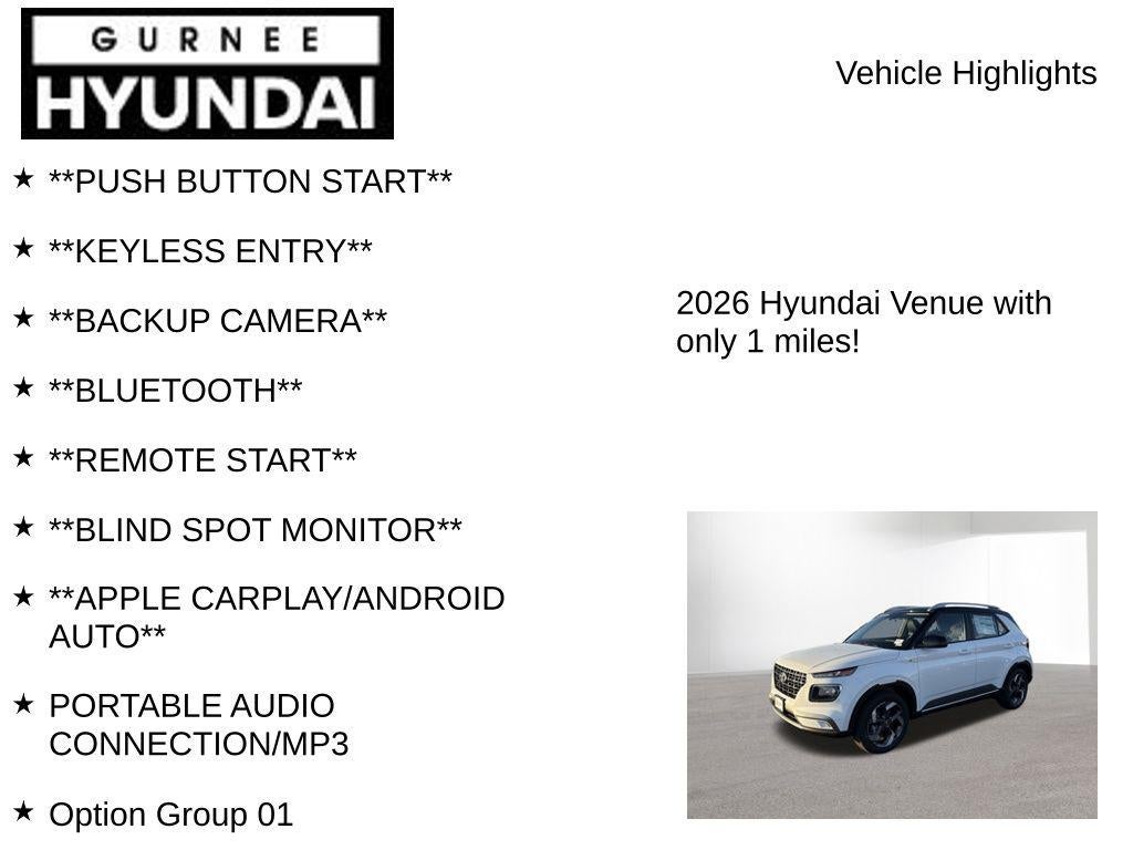 2026 Hyundai Venue SEL