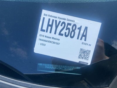 2019 Nissan Maxima SV