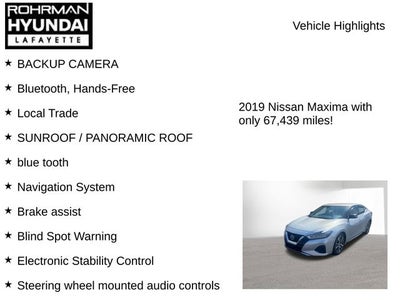 2019 Nissan Maxima SV