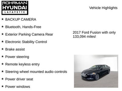 2017 Ford Fusion Titanium