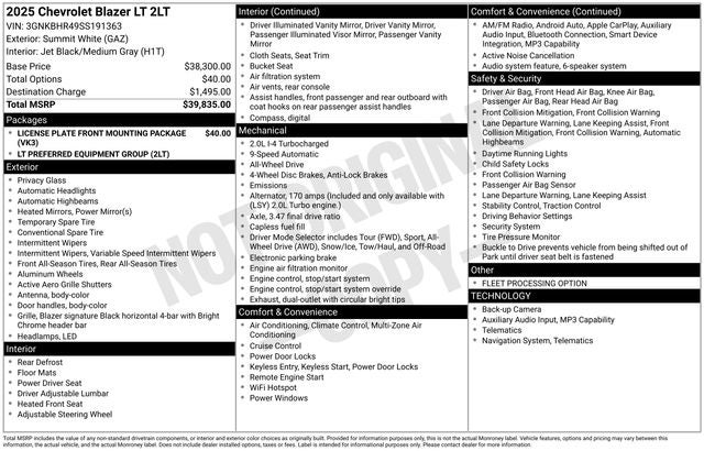 2025 Chevrolet Blazer LT