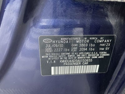 2010 Hyundai Elantra GLS