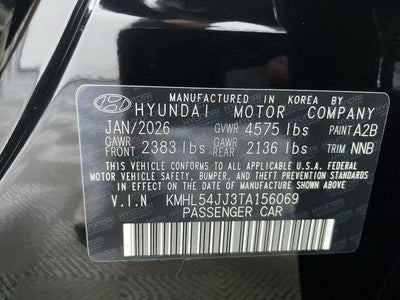2026 Hyundai Sonata Hybrid Limited