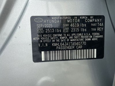 2026 Hyundai Sonata SEL Sport