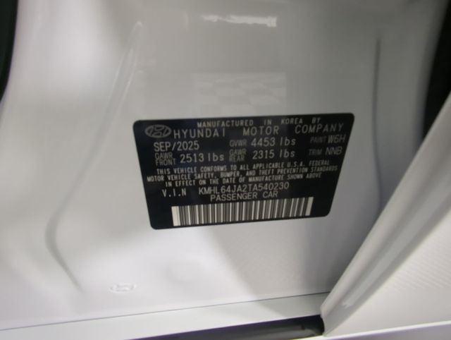 2026 Hyundai Sonata SEL Sport