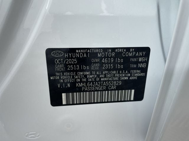 2026 Hyundai Sonata SEL Sport