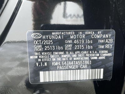 2026 Hyundai Sonata SEL Sport