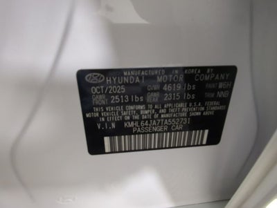 2026 Hyundai Sonata SEL Sport