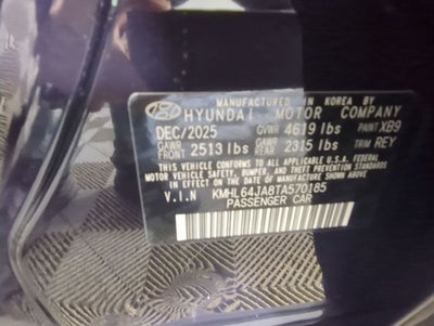 2026 Hyundai Sonata SEL Sport