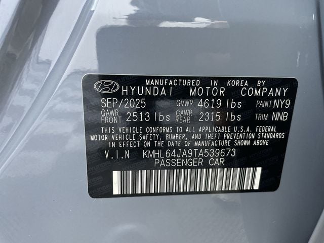 2026 Hyundai Sonata SEL Sport