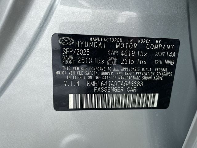 2026 Hyundai Sonata SEL Sport