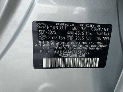 2026 Hyundai Sonata SEL Sport