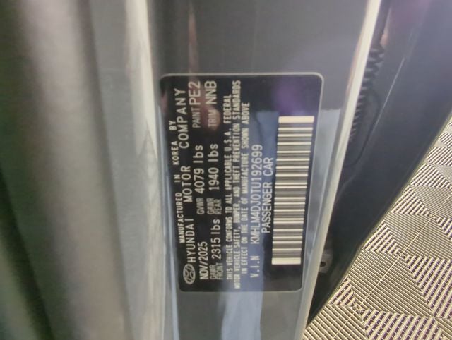 2026 Hyundai Elantra Hybrid Blue