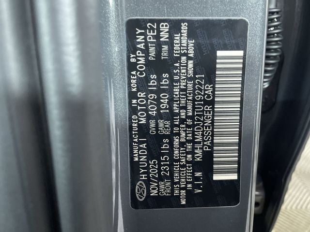 2026 Hyundai Elantra Hybrid Blue